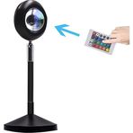CoverZone Rgb Kumandalı Gün Batımı Projektörü 16 Renk Ufo Projeksiyon ve Usb Masa Lambası