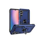 Coverzone Samsung Galaxy A05s İle Uyumlu Kılıf Z-Vega Shockproof Standlı Yüzük Tutuculu Mega Case Kapak