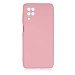 Coverzone Samsung Galaxy A12 İle Uyumlu Kılıf Z-Mara Lansman Vieri Tam Koruma Arka Kapak Kamera Koruma Çıkıntılı Pürüzsüz Yüzey Pembe