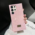 Coverzone Samsung Galaxy A15 ile Uyumlu Elmas Desen Taşlı Kılıf – 2 mm Kamera Çıkıntı Koruma, Işıltılı Lüks Şık Darbe Emici Kapak Pembe