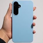 Coverzone Samsung Galaxy A26-A16 İle Uyumlu Yüksek Kalite Özel Tasarım Kadife İç Yüzey Lansman Silikon Premium Telefon Kılıfı-SD02-Bebek Mavisi