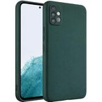 Coverzone Samsung Galaxy A71 İle Uyumlu Kılıf Z-Mara Lansman Vieri Tam Koruma Arka Kapak Kamera Koruma Çıkıntılı Pürüzsüz Yüzey Koyu Yeşil