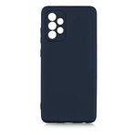 Coverzone Samsung Galaxy A72 İle Uyumlu Kılıf Z-Mara Lansman Vieri Tam Koruma Arka Kapak Kamera Koruma Çıkıntılı Pürüzsüz Yüzey Siyah