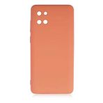 Coverzone Samsung Galaxy A81 İle Uyumlu Kılıf Z-Mara Lansman Vieri Tam Koruma Arka Kapak Kamera Koruma Çıkıntılı Pürüzsüz Yüzey Turuncu