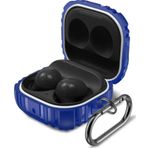 Coverzone Samsung Galaxy Buds 2 Pro Ile Uyumlu Kulaklık Kılıf Fundamental Sert Koruyucu Kılıf Lacivert