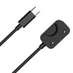 Coverzone Samsung Galaxy Fit3 ile uyumlu Akıllı Saat için Manyetik Usb Typ-C Şarj Kablosu Galaxy Fit 3 ile uyumlu Kablo Siyah
