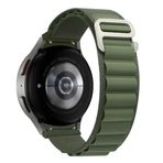 CoverZone Samsung Galaxy Gear S2 Uyumlu Çift Katmanlı Kumaş Yeşil Kayış Kordon