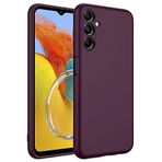 Coverzone Samsung Galaxy M14 İle Uyumlu Kılıf Z-Mara Lansman Vieri Tam Koruma Arka Kapak Kamera Koruma Çıkıntılı Pürüzsüz Yüzey Mor