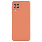 Coverzone Samsung Galaxy M22 İle Uyumlu Kılıf Z-Mara Lansman Vieri Tam Koruma Arka Kapak Kamera Koruma Çıkıntılı Pürüzsüz Yüzey Turuncu
