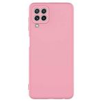 Coverzone Samsung Galaxy M32 İle Uyumlu Kılıf Z-Mara Lansman Vieri Tam Koruma Arka Kapak Kamera Koruma Çıkıntılı Pürüzsüz Yüzey Koyu Pembe