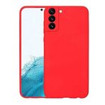 Coverzone Samsung Galaxy S22 Plus İle Uyumlu Kılıf Z-Mara Lansman Vieri Tam Koruma Arka Kapak Kamera Koruma Çıkıntılı Pürüzsüz Yüzey Kırmızı