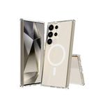 Coverzone Samsung Galaxy S24 Ultra İle Uyumlu Kılıf Şeffaf, Wireless Magsafe ile uyumlu Silikon Kapak Samsung Galaxy S24 Ultra ile uyumlu Kılıf, Şeffaf