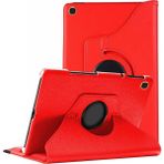 CoverZone Samsung Galaxy Tab S7 T870-T875 360° Rotating Stand Tablet Kılıfı Kırmızı