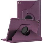 CoverZone Samsung Galaxy Tab S7 T870-T875 360° Rotating Stand Tablet Kılıfı Mor