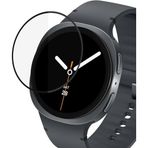 Coverzone Samsung Galaxy Watch 8 ile uyumlu PMMA Pet Dungeon Armor Saat Ekran Koruyucu Galaxy Watch 8 Ekran Koruma Siyah (Siyah, Galaxy Watch 8 44mm)