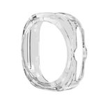 Coverzone Samsung Galaxy Watch Ultra ile uyumlu Silikon Kasa Ekran Koruyucu Önü Açık Çerceve PC Kasa Koruma Silikon Çerçeve (Şeffaf, Galaxy Watch Ultra)