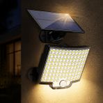 Coverzone Split Solar Induction Lamp 800LM Güneş Enerjili Işık, COB/LED Teknolojisi, 360 Derece Ayarlanabilir, 1500 mAh Batarya, Akıllı Hareket Sensörü, ABS Malzeme | F106