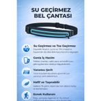 Coverzone Spor Bel Çantası Suya Dayanıklı Naylon Lycra Yansıtıcı Şeritli Koşu Yürüyüş Egzersiz | Wb13