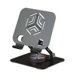 Coverzone Tablet Standı Katlanabilir Alüminyum Alaşımlı Yüksek Dayanıklı Malzeme Kaymaz Ayarlanabilir Çok Amaçlı Fonkiyonel iPad Uyumlu Stant ZR755