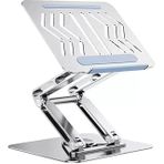 Coverzone Tam Profesyonel Macbook Uyumlu Stand Tablet Bilgisayar Uyumlu Stant Açısı Ayarlanabilir Tutucu Tok Alüminyum iPad Air Uyumlu Kare Taban%100 Tok Alüminyum Alaşımlı Katlanır RS-CP84S