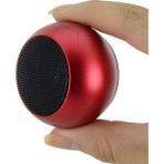 Coverzone Taşınabilir Bluetooth Speaker Mini Kablosuz Hoparlör Seyahatlerde Bisiklet Sürüşleri ve Doğa Gezilerinde Kullanıma Uygun M3 Kırmızı
