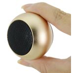 Coverzone Taşınabilir Bluetooth Speaker Seyahatlerde Bisiklet Sürüşleri ve Doğa Gezilerinde Kullanıma Uygun Mini Kablosuz Hoparlör M3 Gold (Gold)