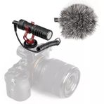 Coverzone Telefon Fotoğraf Makinesi ve Kamera Uyumlu Universal Video Mikrofonu İç ve Dış Mekan Kullanıma Uygun Youtuber Twich ve Yayıncı Mikrofon Sokak Ropörtajları için İdeal RK-MM1