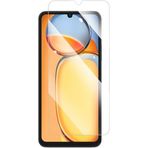 Coverzone Tempered Cam Ekran Koruma Tam Uyum Xiaomi Poco C65 Uyumlu Çizilmeye Dayanıklı 8-9H Nano Micro Tempered Cam Xiaomi Poco C65 Ekran Koruyucu (Şeffaf)