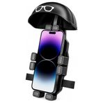 Coverzone Titreşim Önleyici Otomatik Tuşlu Motosiklet Bisiklet Scooter ATV Telefon Tutucu Dikiz Ayna Bağlantılı Telefon Tutucu Motor Tutacağı Motor Tutacak Güçlü Tutuş ZR730