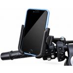 Coverzone Titreşim Önleyicili Motosiklet Bisiklet Scooter ATV Telefon Tutucu Gidon Ve Ayna Bağlantılı Motor Tutacağı Güçlü Tutuş SR25