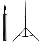 Coverzone Tripod Kamera Işık Ayağı Fotoğraf Makinesi Monopod 50 cm-200 cm Açılabilir Katlanabilir Tripod Yayıncı Vlog Youtuber Işık Tripod Ayağı