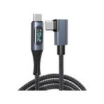 Coverzone USB 4 Kablo, Thunderbolt PD 240 W Çift Destekler 8K HD Ekran USB C Kablosu 8K@60Hz 40Gbps 1.2M ZR849