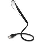 Coverzone USB lamba, kısılabilir USB ışık, 2,8W esnek klavye ışığı, PC bilgisayar için, 14 LED inci, 3 kademeli ayarlanabilir parlaklık, açma/kapama dokunmatik şalteri, D10 USB LED (Siyah)