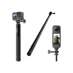 Coverzone Uzatılabilir Selfie Çubuğu GoPro Hero 13 12 11 10/Insta 360/DJI Osmo 360 Action 5 4 Pocket