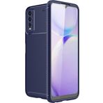 Coverzone Vivo Y20 Kılıf Karbon Delüx Tpu Silikon Lacivert