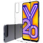 Coverzone Vivo Y20 Kılıf Süper Şeffaf Silikon