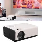 Coverzone WiFi Ve Bluetooth özellikli Mini Projektör, Dış Mekan Ev Sineması Için 4K Taşınabilir Film Projektörü, 10000 Lux, 130 Projeksiyon Boyutu, HDMI, USB, AV Bağlantı Noktaları T01