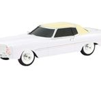 CoverZone WS-1966 Beyaz Kablosuz 1966 Cadillac Görünümlü Klasik Araba Bluetooth Hoparlör