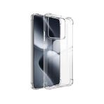 Coverzone Xiaomi 14T ile uyumlu Kılıf Z-Nitro Anti Shock Silikon Kapak Kamera Korumalı Antişok Airbag Köşe Korumalı Silikon Şeffaf Kılıf