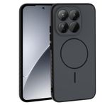 Coverzone Xiaomi 15T Pro İle Uyumlu Kamera Lens Korumalı Kılıf Magsafe Uyumlu Kablosuz Şarj Özellikli Tea Silikon Telefon Kılıfı Siyah