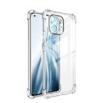 Coverzone Xiaomi Mi 11 Lite ile uyumlu Kılıf Z-Nitro Anti Shock Silikon Kapak Kamera Korumalı Antişok Airbag Köşe Korumalı Silikon Şeffaf Kılıf