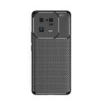 Coverzone Xiaomi Mi 13 Pro ile Uyumlu Silikon Kılıf TPU Negro Silikon Ultra Slim Fit Kılıf Xiaomi Mi 13 Pro İle Uyumlu Karbon Delux Kılıf