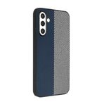 Coverzone Xiaomi Mi 13 Ultra ile uyumlu Kılıf Karbon Fiber Desenli Double Color 2mm Kamera Koruma Çıkıntılı ENIGMA Xiaomi Mi 13 Ultra için Kılıf Blue White