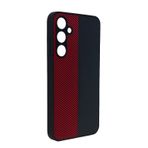 Coverzone Xiaomi Mi 13 Ultra ile uyumlu Kılıf Karbon Fiber Desenli Double Color 2mm Kamera Koruma Çıkıntılı ENIGMA Xiaomi Mi 13 Ultra için Kılıf Red Gray