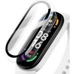 Coverzone Xiaomi Mi Band 5 Ile Uyumlu Tam Kapatan Önü Kapalı Serendipity Tempered Ekran Koruma Şeffaf