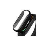Coverzone Xiaomi Mi Band 6 Ile Uyumlu Tam Kapatan Önü Kapalı Serendipity Tempered Ekran Koruma Siyah
