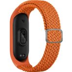 CoverZone Xiaomi Mi Band 6 Mixed Papaya Hasır Örme Kordon