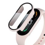 Coverzone Xiaomi Mi Band 7 ile uyumlu Ekran Koruma Tam Kapatan Önü Kapalı Serendipity Tempered Xiaomi Mi Band 7 ile uyumlu Tam Kapatan Ekran Korumalı Rosegold