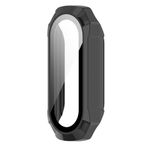 Coverzone Xiaomi Mi Band 7 ile uyumlu Hard Case Anti Shock Ekran Korumalı Solitude Kayış Siyah ()
