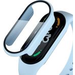 Coverzone Xiaomi Mi Band 7 Ile Uyumlu Tam Kapatan Önü Kapalı Serendipity Tempered Ekran Koruma Mavi